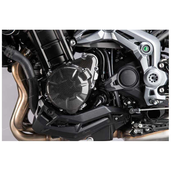 PROTECTION ALTERNATEUR CARBONE BRILLANT LIGHTECH KAWASAKI