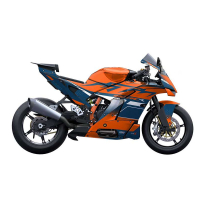 Kit déco KTM 990 RC R - V3 - ORANGE BLEU - Modèle : STANDARD, Finition : MAT