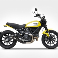 Echappement bas inox racing Double inox Zard 